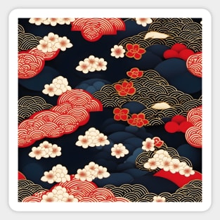 Traditional Kimono Pattern Sticker